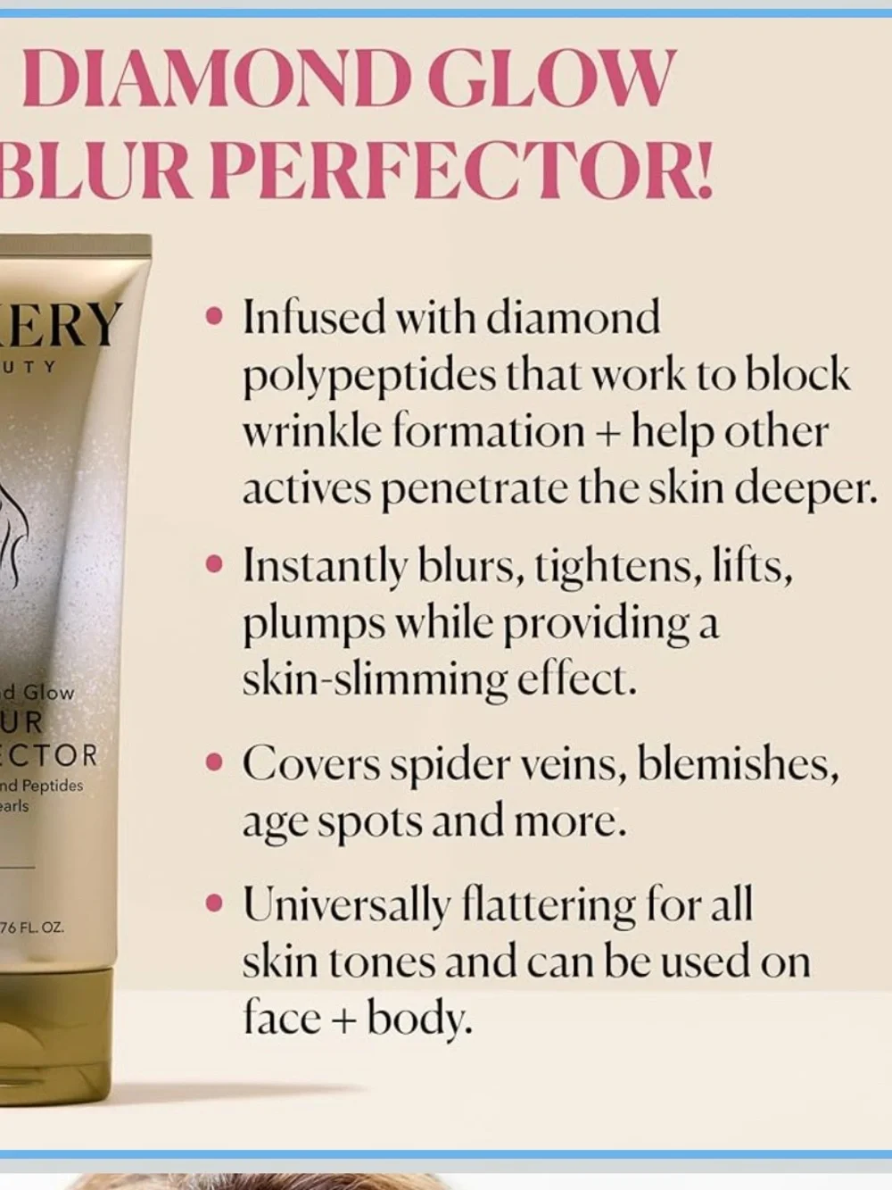 Nakery Beauty Diamond Glow Blur Perfector - Full Size
